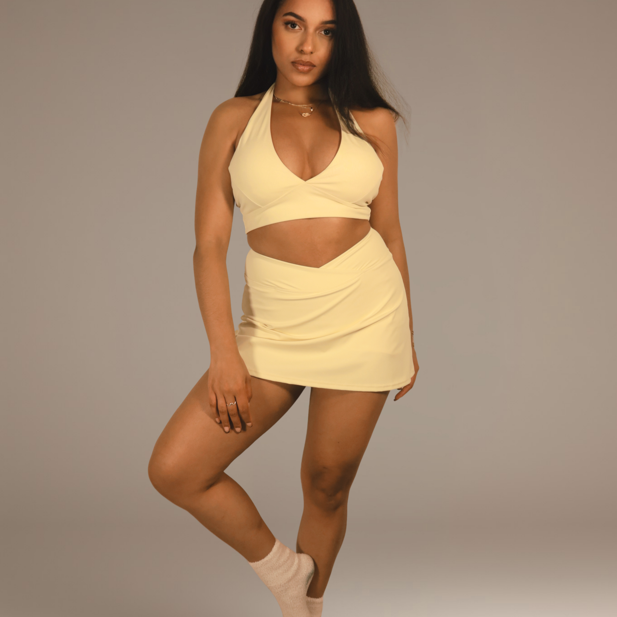 SoftForm Jupe Short - Butter Yellow