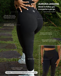 Aurora Legging - LuxeSkin™ noir - Bahana