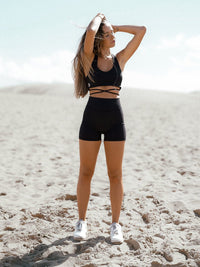 Aurora Short - LuxeSkin™ noir - Bahana