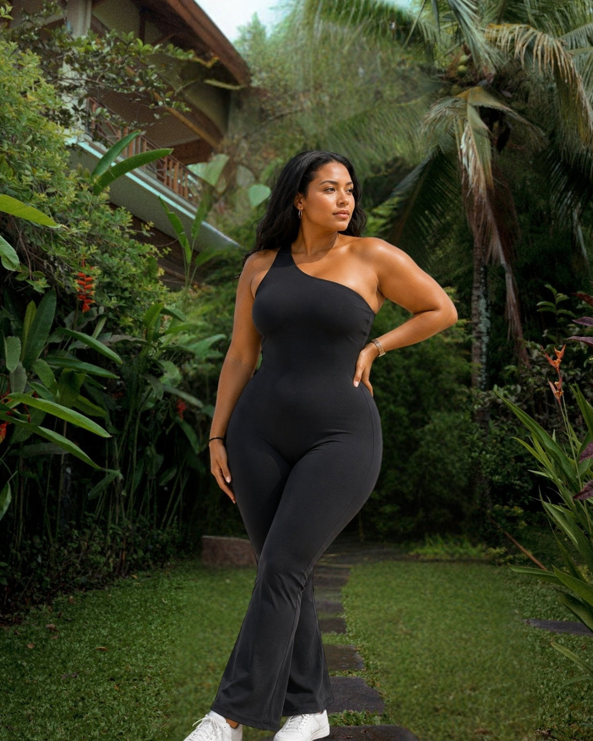 Combinaison Luna - LuxeSkin™ noir - Bahana