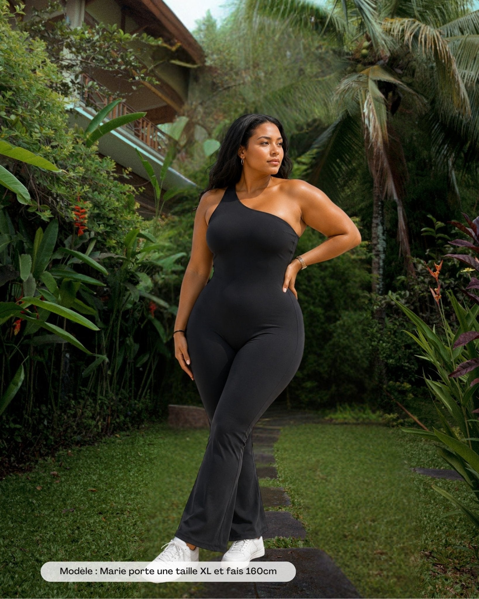 Combinaison Luna - LuxeSkin™ noir - Bahana