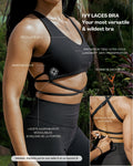 Ivy Laces bra - LuxeSkin™ noir - Bahana
