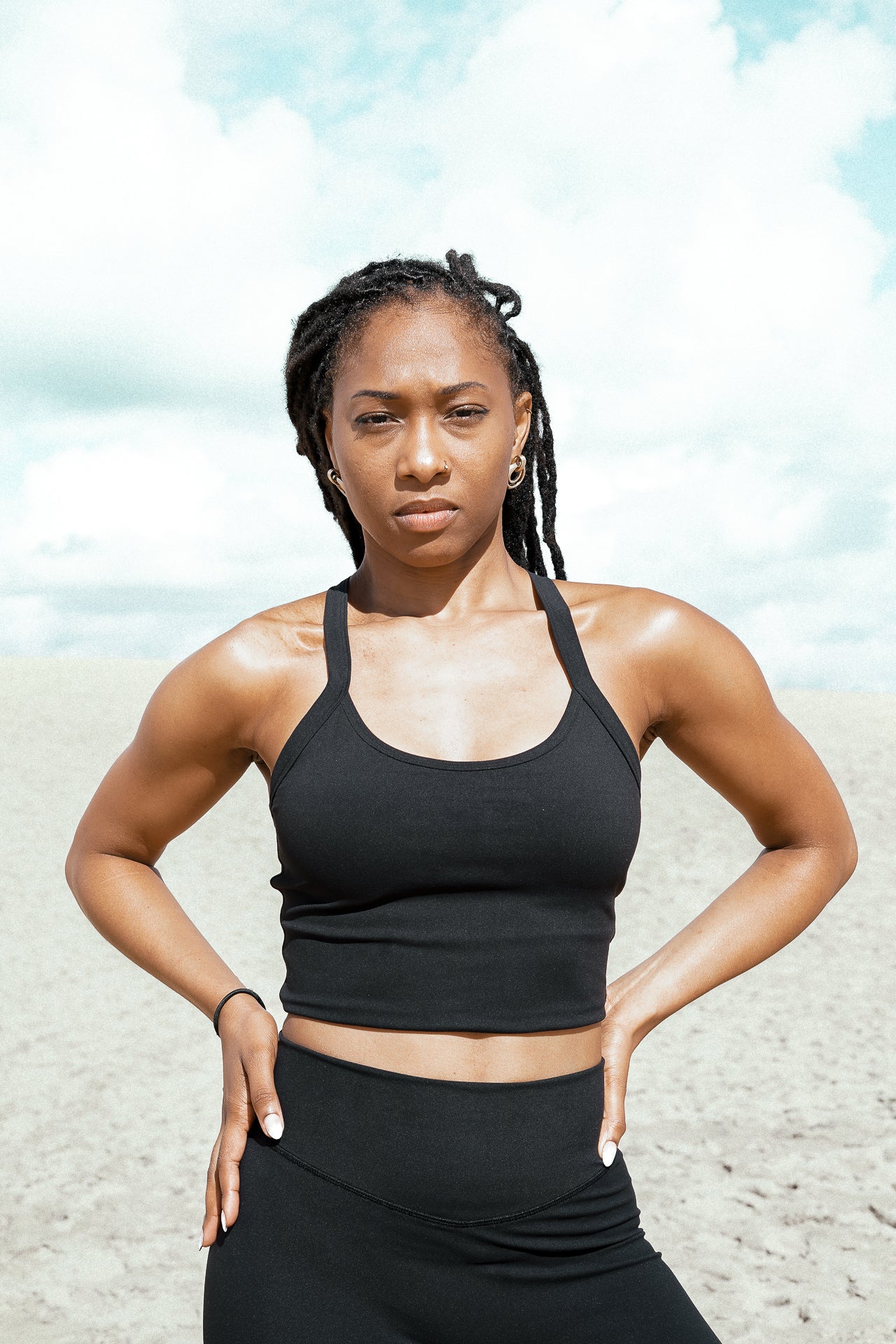 Lily tank top - LuxeSkin™ noir - Bahana