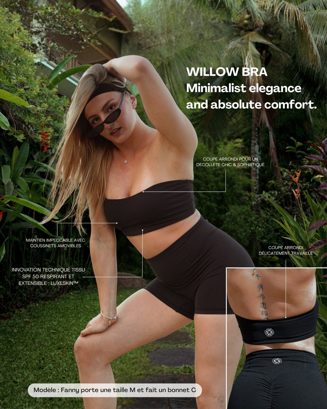 Willow Bra - LuxeSkin™ noir - Bahana